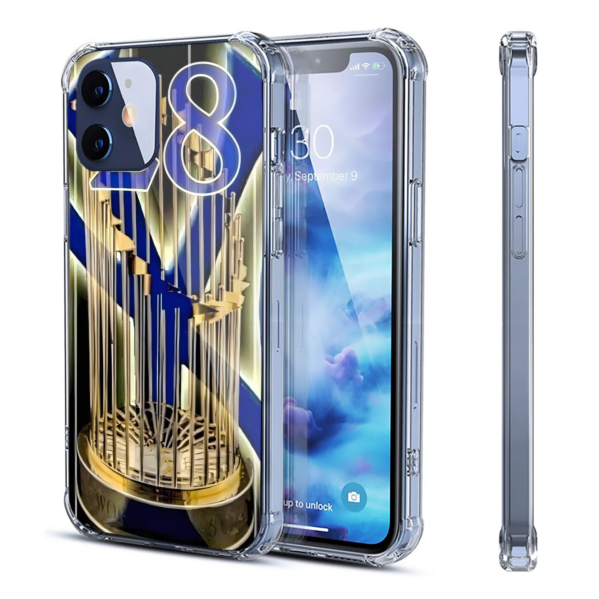New York Yankees 212 Clear IPhone 12 Case – Soft TPU With UV Print – Enhanced Drop Protection, Precise Fit, Anti-Fingerprint, Customizable Design, Scratch-Resistant, Yellow-Resistant